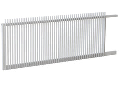 40x10 Aluminium Batten Sliding Gate | Radiator Style 60mm Gap Australia