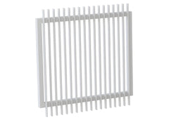 40x10 Aluminium Batten Swing Gate | Radiator Style 60mm Gap Australia