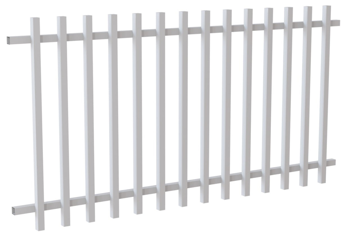 40 x 40mm Radiator Fence Panel – 120mm Gap | Aluminium Batten
