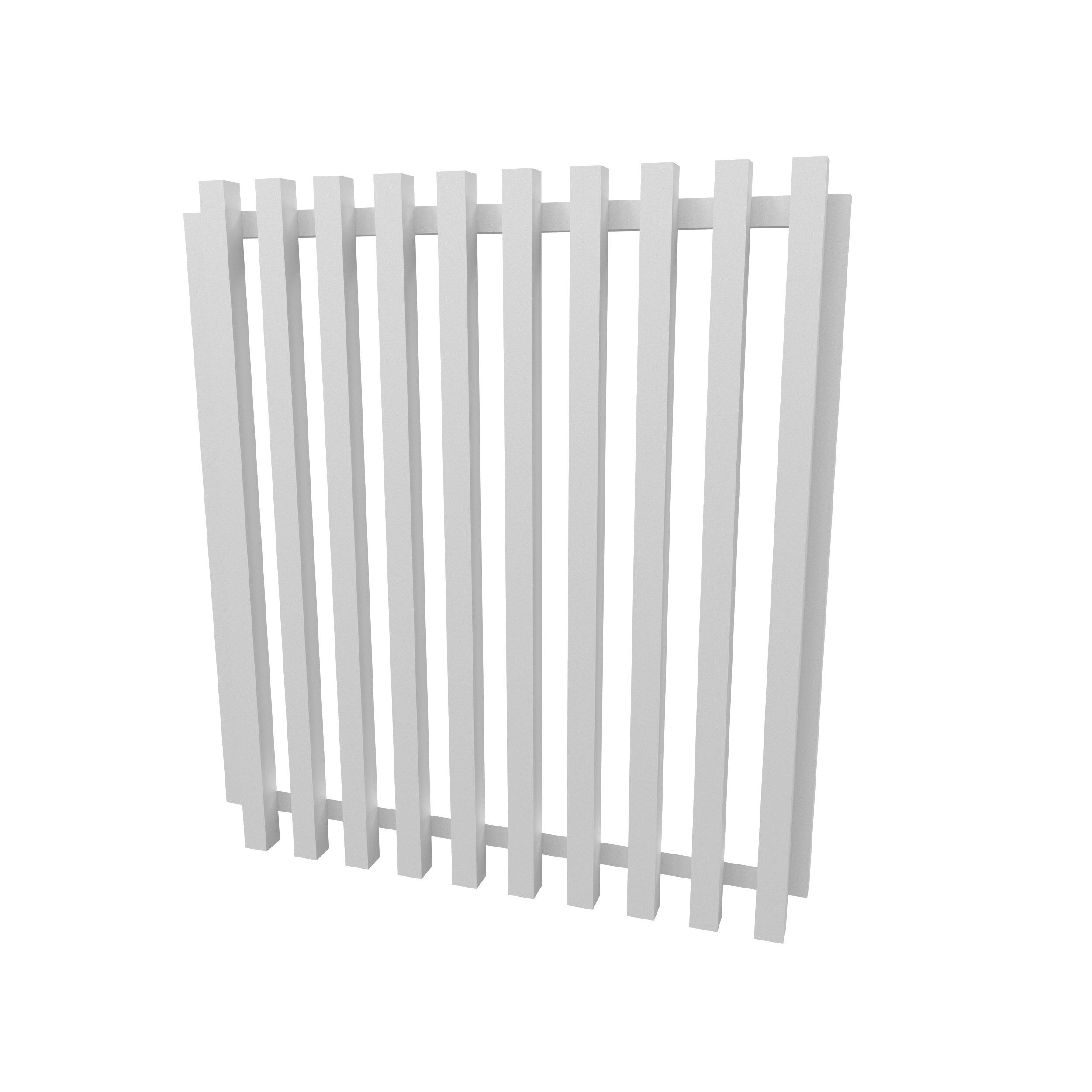 Aluminium Batten Pedestrian Gate, Custom cut to size. Up to 1200mm high x 1000mm wide