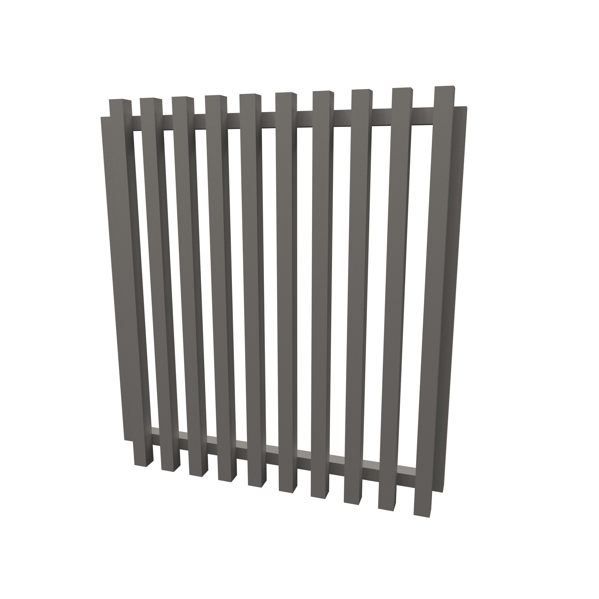 Aluminium Batten Pedestrian Gate, Custom cut to size. Up to 1200mm high x 1000mm wide