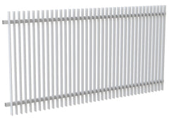 50x10 Aluminium Batten Fence Panel | Radiator Style 50mm Gap Australia