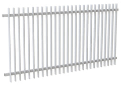 50x10 Aluminium Batten Fence Panel | Radiator Style 75mm Gap Australia