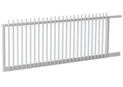 50x10 Aluminium Batten Sliding Gate | Radiator Style 100mm Gap Australia