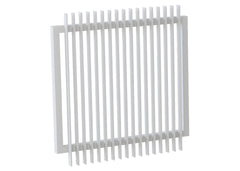 50x10 Aluminium Batten Swing Gate | Radiator Style 50mm Gap Australia