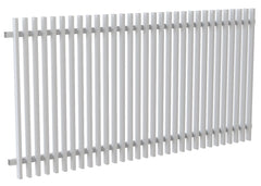 50x25 Aluminium Batten Fence Panel | Radiator Style 50mm Gap Australia