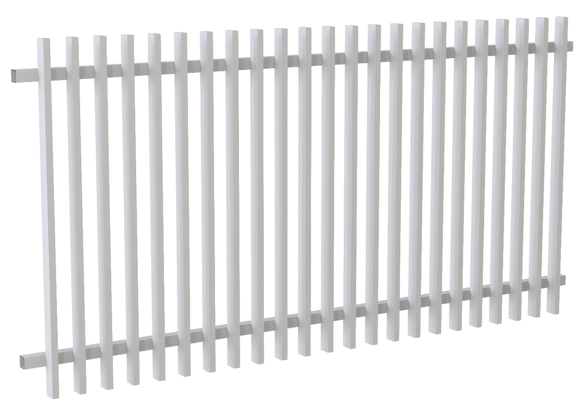 50x25 Aluminium Batten Fence Panel | Radiator Style 75mm Gap Australia