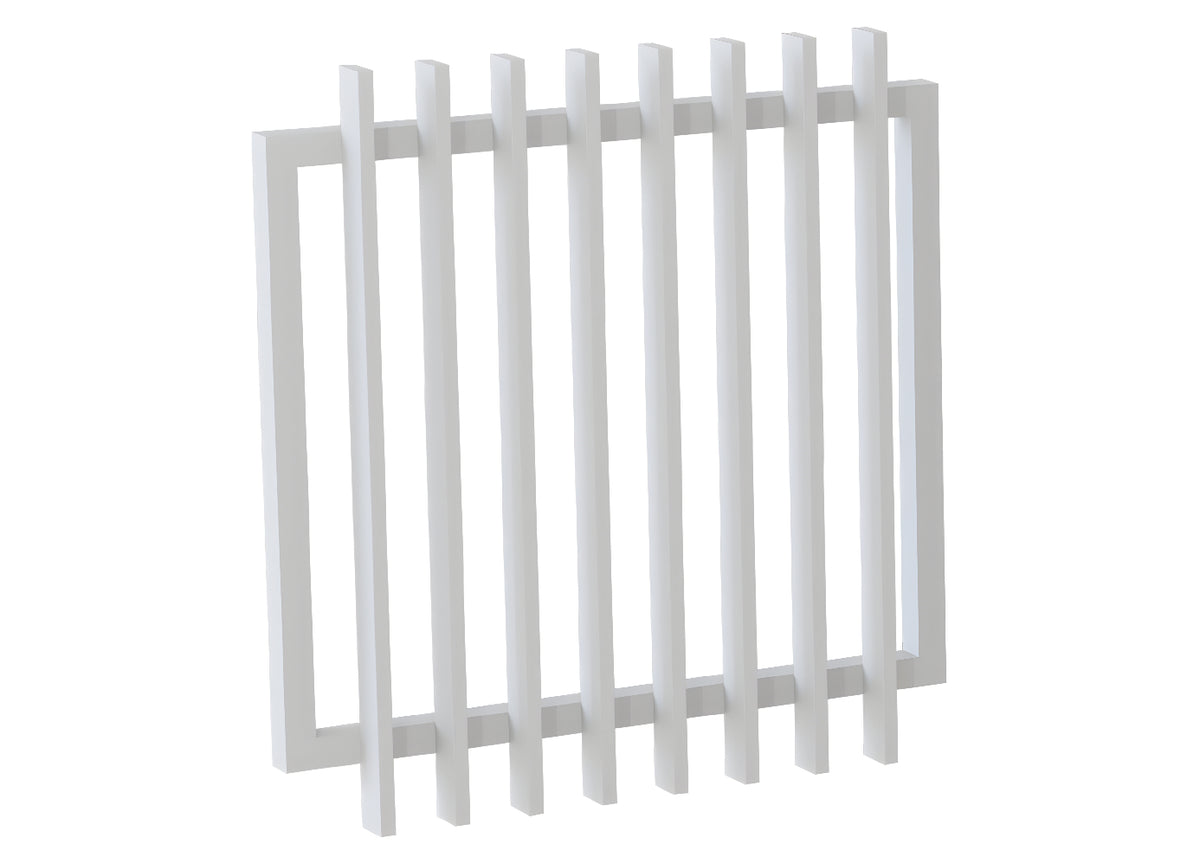 50x25 Aluminium Batten Swing Gate | Radiator Style 100mm Gap Australia