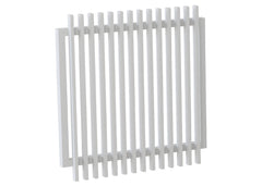 50x25 Aluminium Batten Swing Gate | Radiator Style 50mm Gap Australia