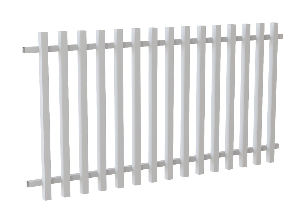50x50 Aluminium Batten Fence Panel | Radiator Style 100mm Gap Australia