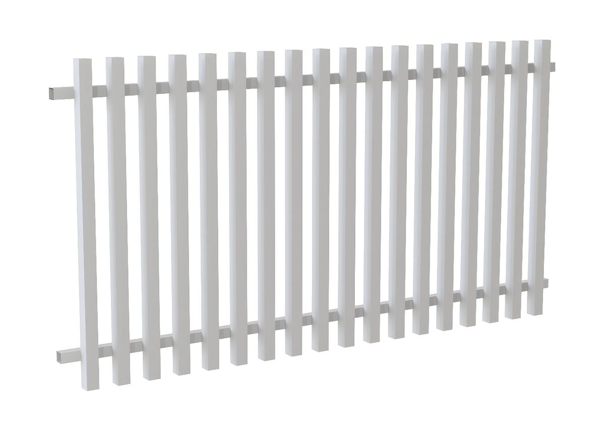50x50 Aluminium Batten Fence Panel | Radiator Style 75mm Gap Australia