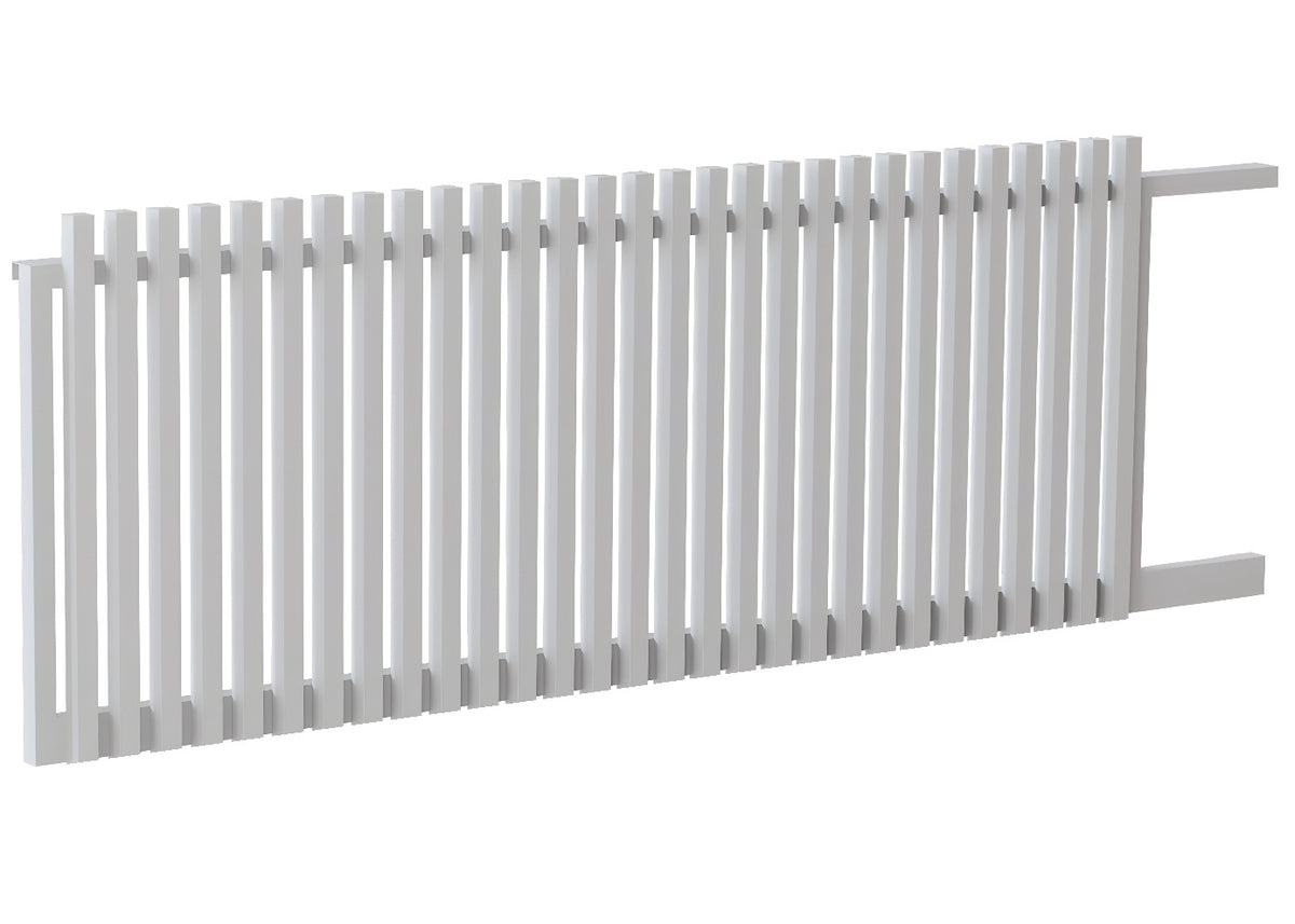 50x50 Aluminium Sliding Gate | Radiator Batten Gate 50mm Gap Australia
