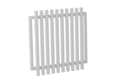 50x50 Aluminium Batten Radiator Swing Gate – 50mm Gap