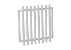 50x50 Aluminium Batten Swing Gate | Radiator Style 75mm Gap Australia
