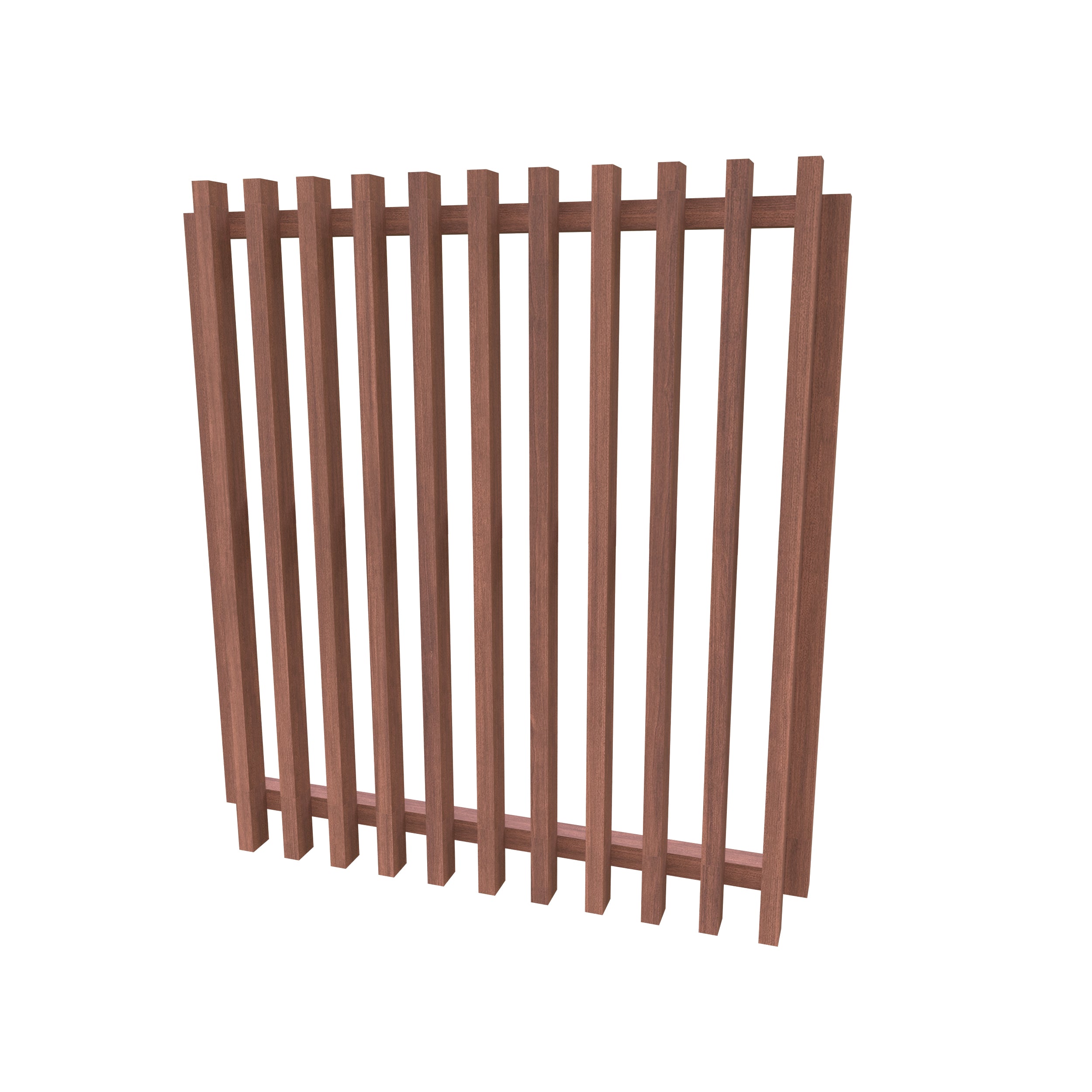 Aluminium Batten Pedestrian Gate, Custom cut to size. Up to 1200mm high x 1000mm wide