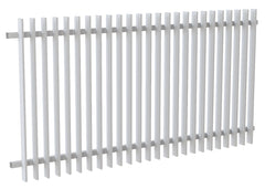 65x16 Aluminium Batten Fence Panel | Radiator Style 75mm Gap Australia
