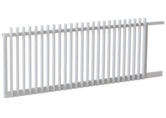 65x16 Aluminium Batten Sliding Gate | Radiator Style 100mm Gap Australia