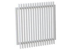 65x16 Aluminium Batten Swing Gate | Radiator Style 50mm Gap Australia