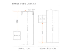 65x16 Aluminium Batten Swing Gate | Radiator Style 50mm Gap Australia