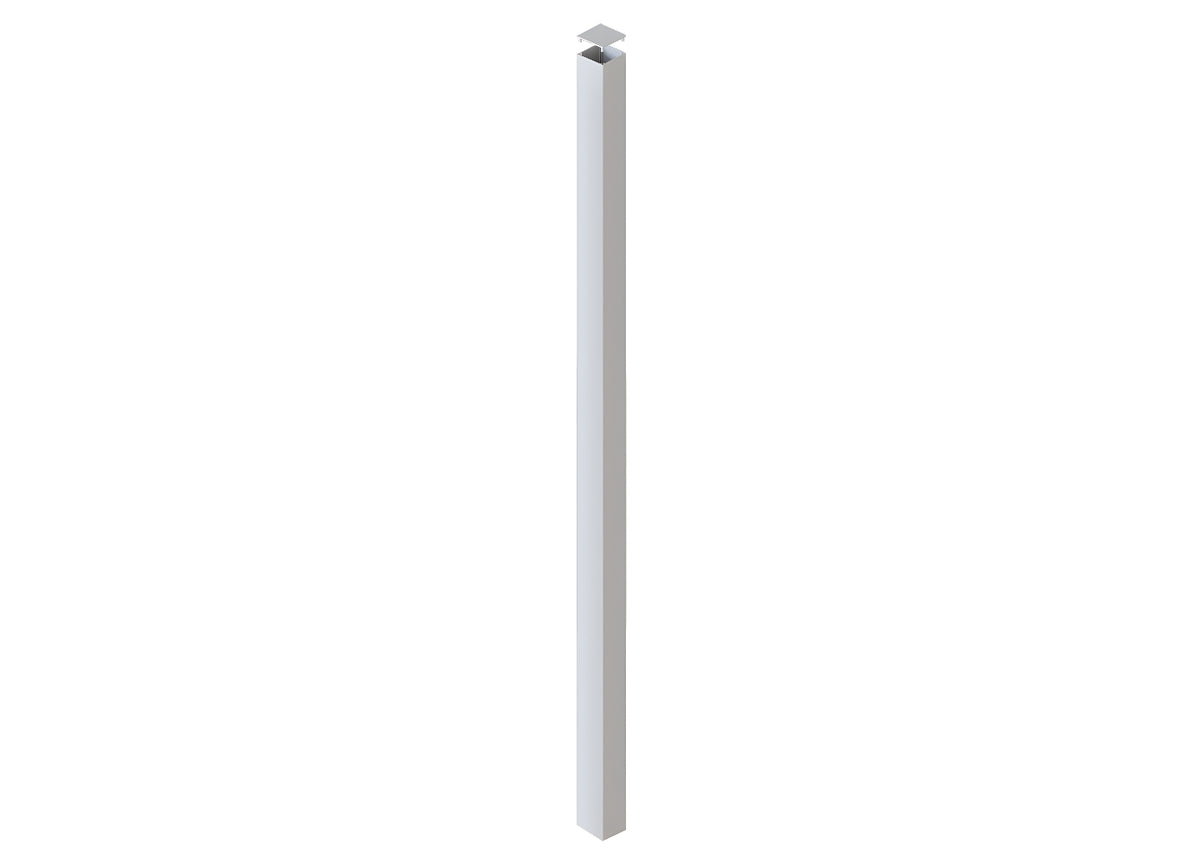 65 x 65 x 2.0mm ALUMINIUM POST (Screw Fluted) - In-Ground