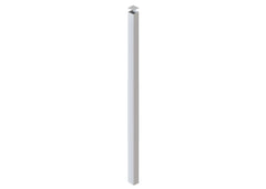 65 x 65 x 2.0mm ALUMINIUM POST (Screw Fluted) - In-Ground