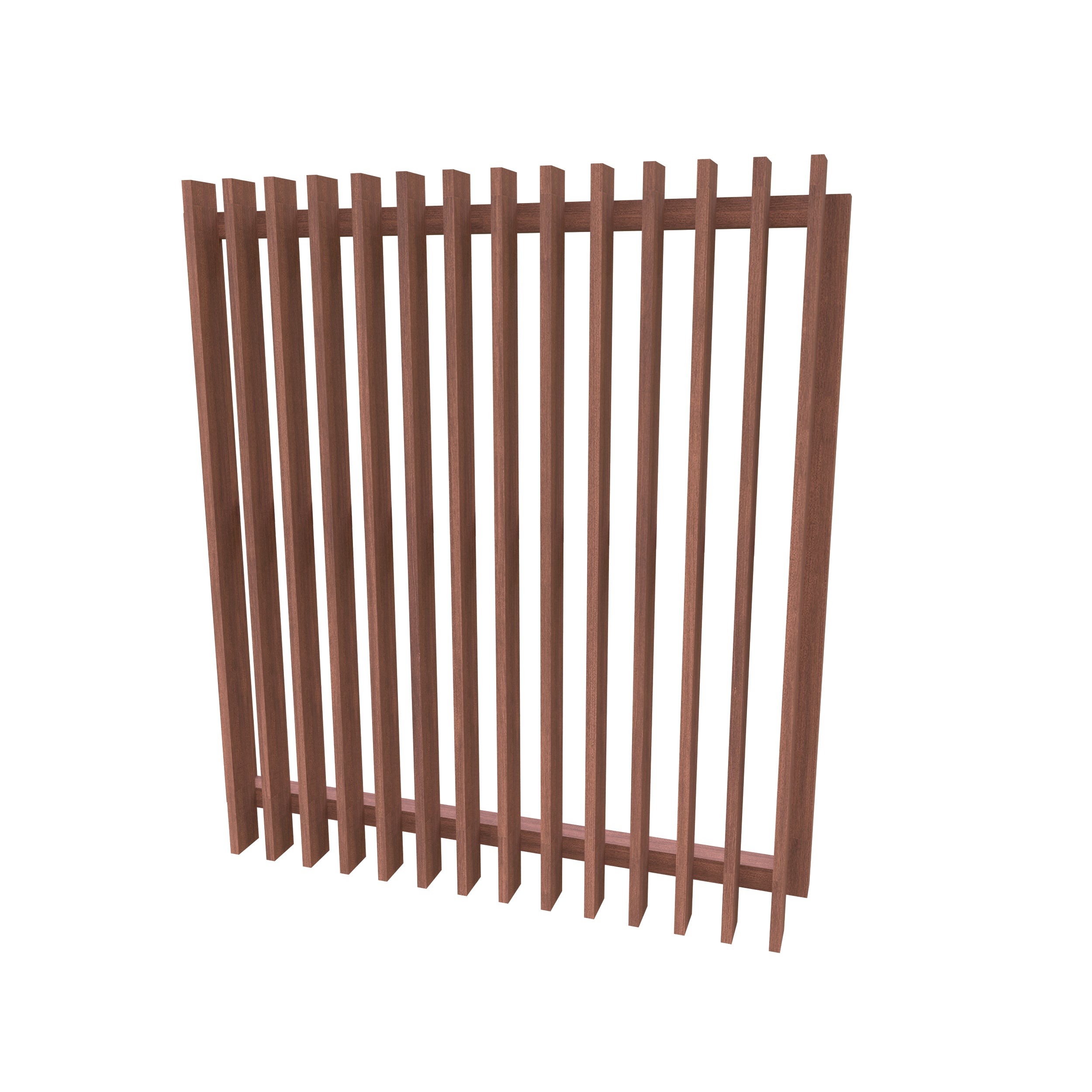 Aluminium Batten Pedestrian Gate, Custom cut to size. Up to 1200mm high x 1000mm wide