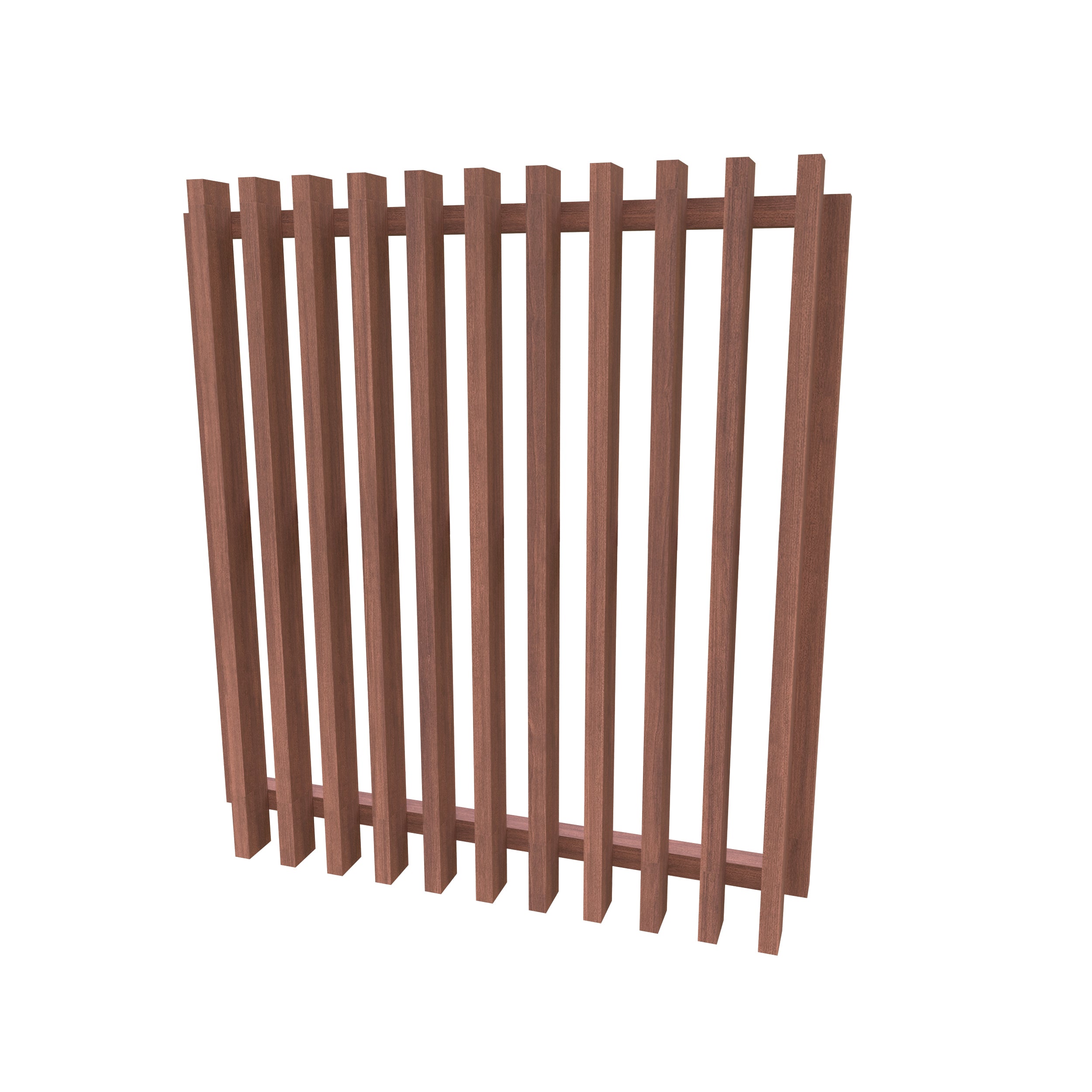 Aluminium Batten Pedestrian Gate, Custom cut to size. Up to 1200mm high x 1000mm wide