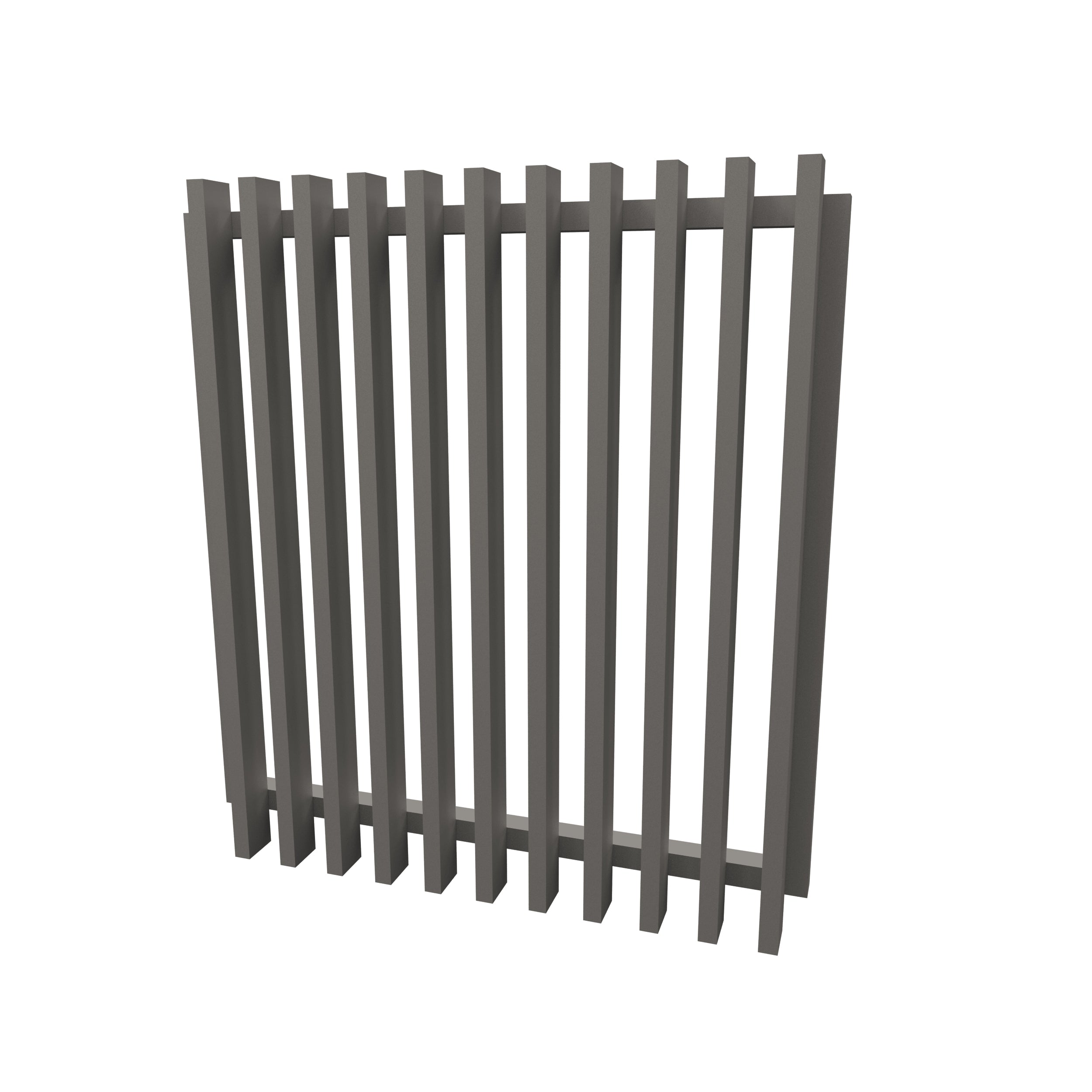 Aluminium Batten Pedestrian Gate, Custom cut to size. Up to 1200mm high x 1000mm wide