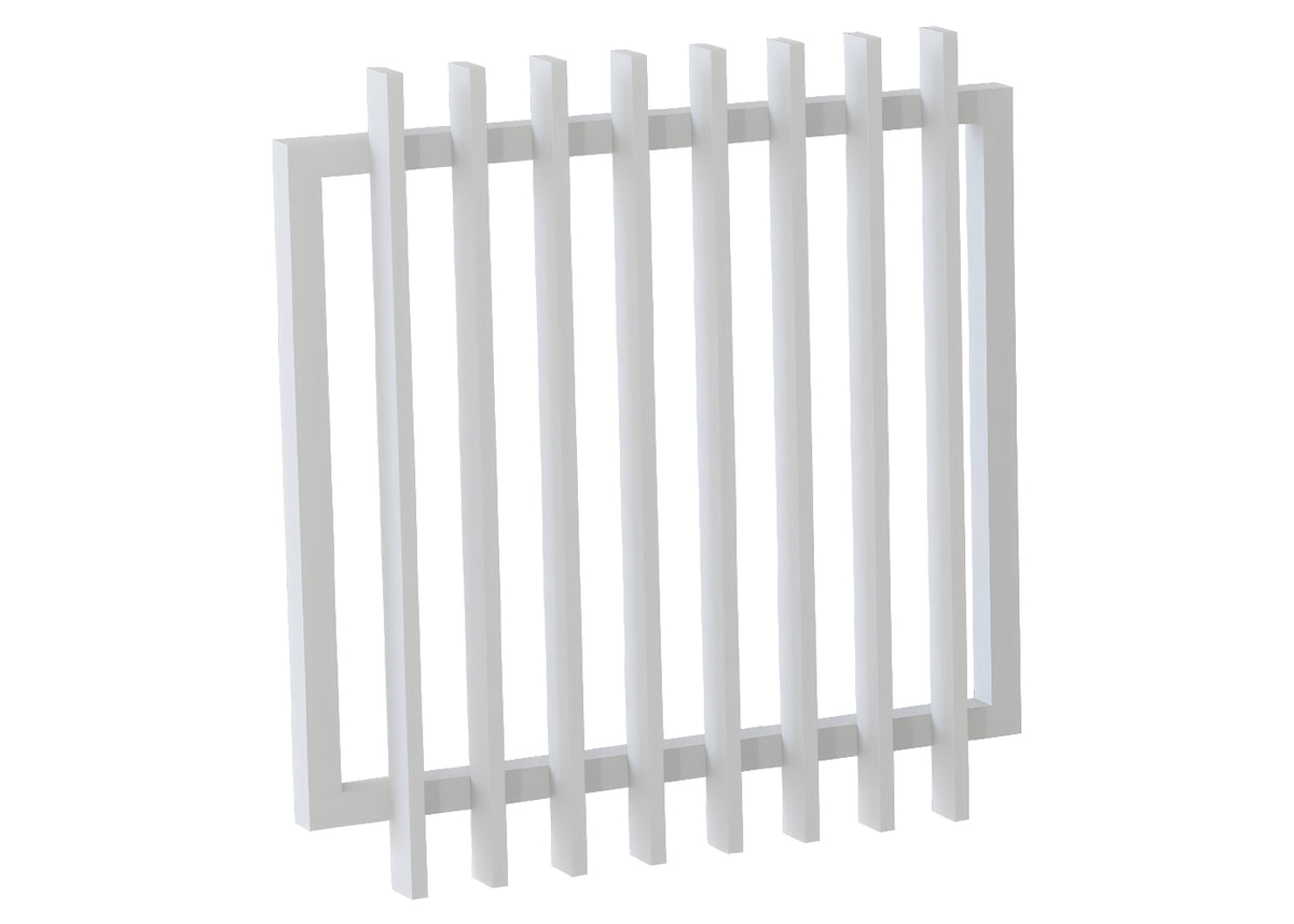 75x25 Aluminium Batten Swing Gate | Radiator Style 125mm Gap Australia