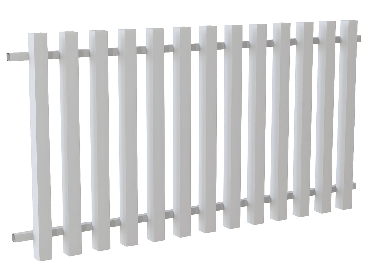 75x75 Aluminium Batten Fence Panel | Radiator Style 100mm Gap Australia