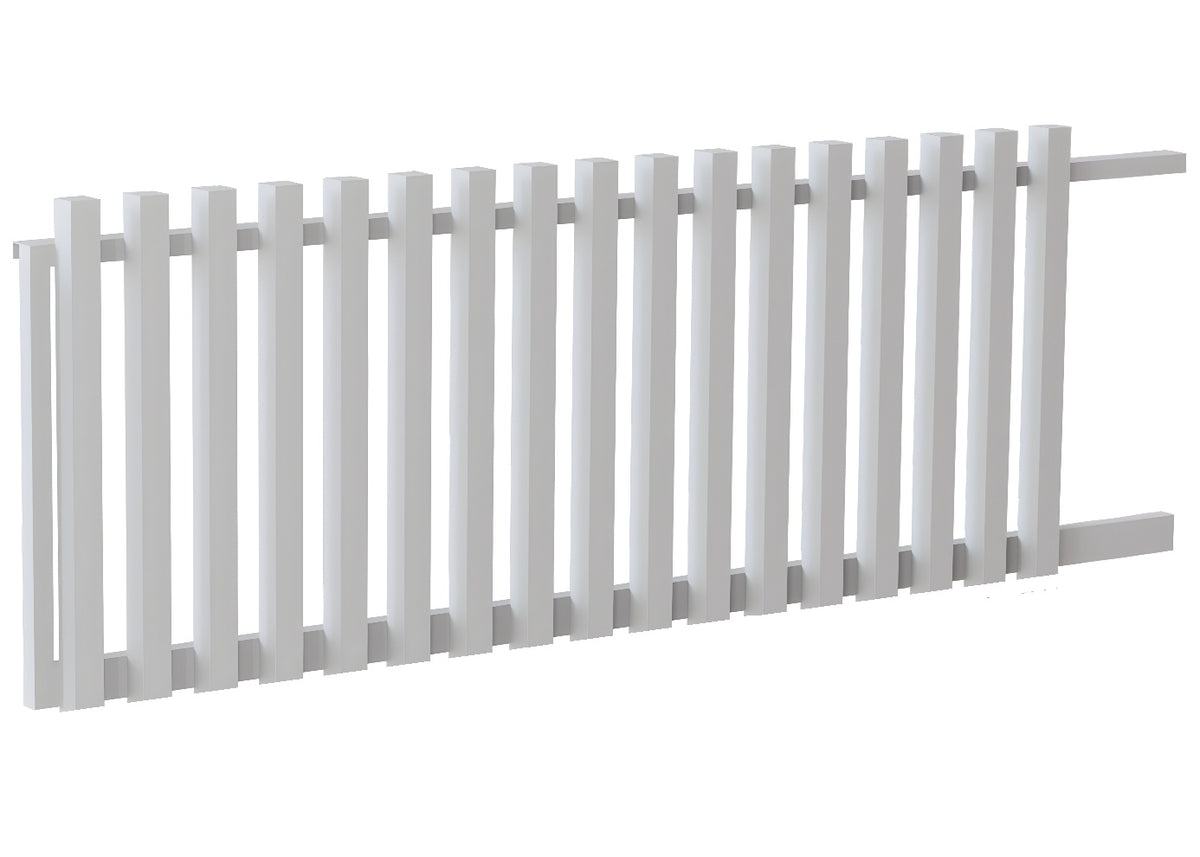 75x75 Aluminium Batten Sliding Gate | Radiator Style 75mm Gap Australia