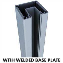 AUSTRALIS DELUXE BALUSTRADE - ONE WAY BASE PLATED POST 1050mm