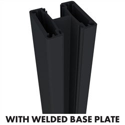 AUSTRALIS DELUXE BALUSTRADE - TWO WAY BASE PLATED POST 1050mm