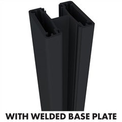 AUSTRALIS DELUXE BALUSTRADE - TWO WAY BASE PLATED POST 1050mm