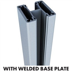 AUSTRALIS DELUXE BALUSTRADE - TWO WAY BASE PLATED POST 1050mm