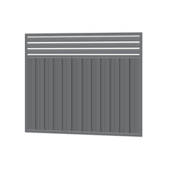 1500mm high Colorbond Breezeway Fencing Gate 100% Australian Made (1.72m wide) 2x Sheets, 2x Gate Stiles, 3x Gate Rails, 3x Slats, Screws.