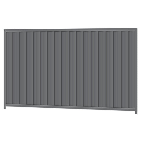 1500mm high Colorbond Fencing Panel 100% Australian Made (2.4m long) 3x Sheets, 2x Posts, 2x Rails, Screws.