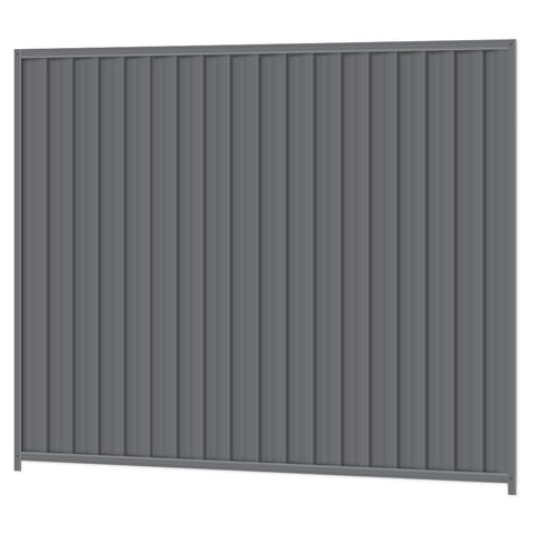 2100mm high Colorbond Fencing Panel 100% Australian Made (2.4m long) 3x Sheets, 2x Posts, 2x Rails, Screws.