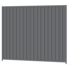 2100mm high Colorbond Fencing Panel 100% Australian Made (2.4m long) 3x Sheets, 2x Posts, 2x Rails, Screws.