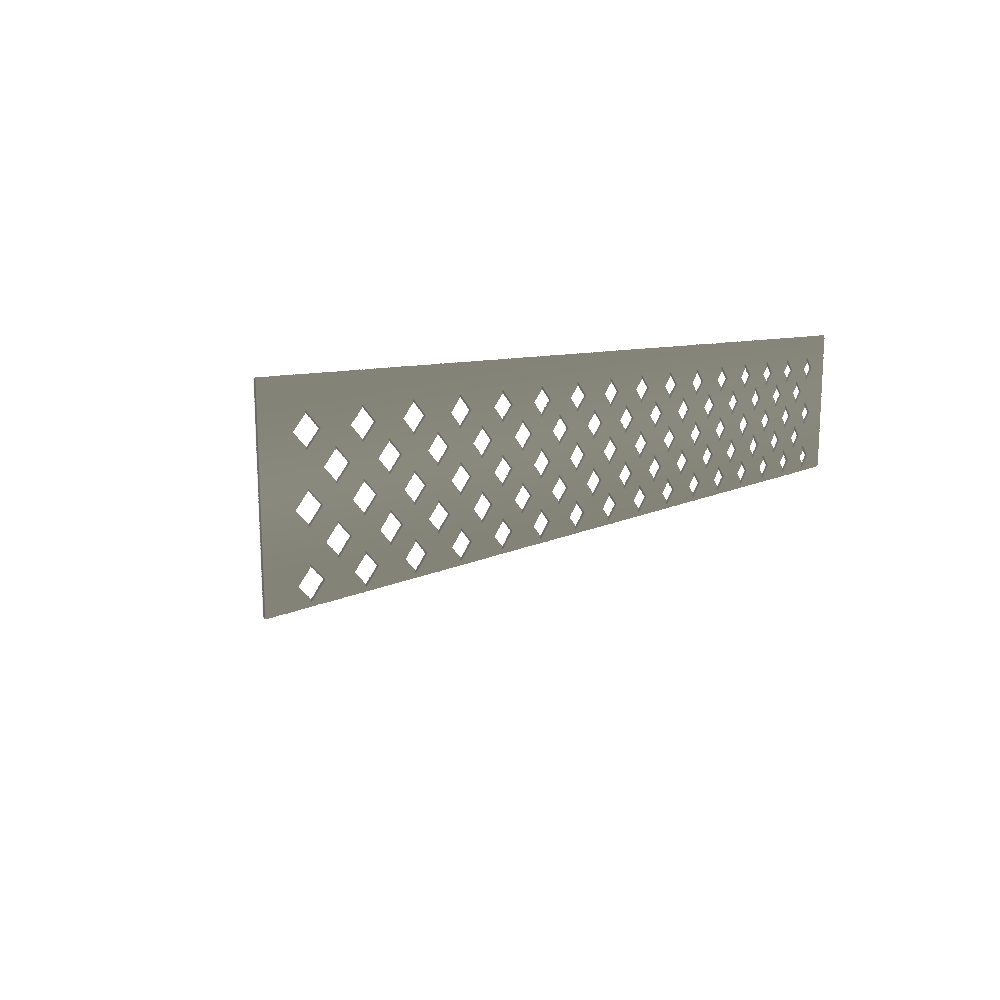 Colorbond Lattice Gate Infill - 1615 x 300mm