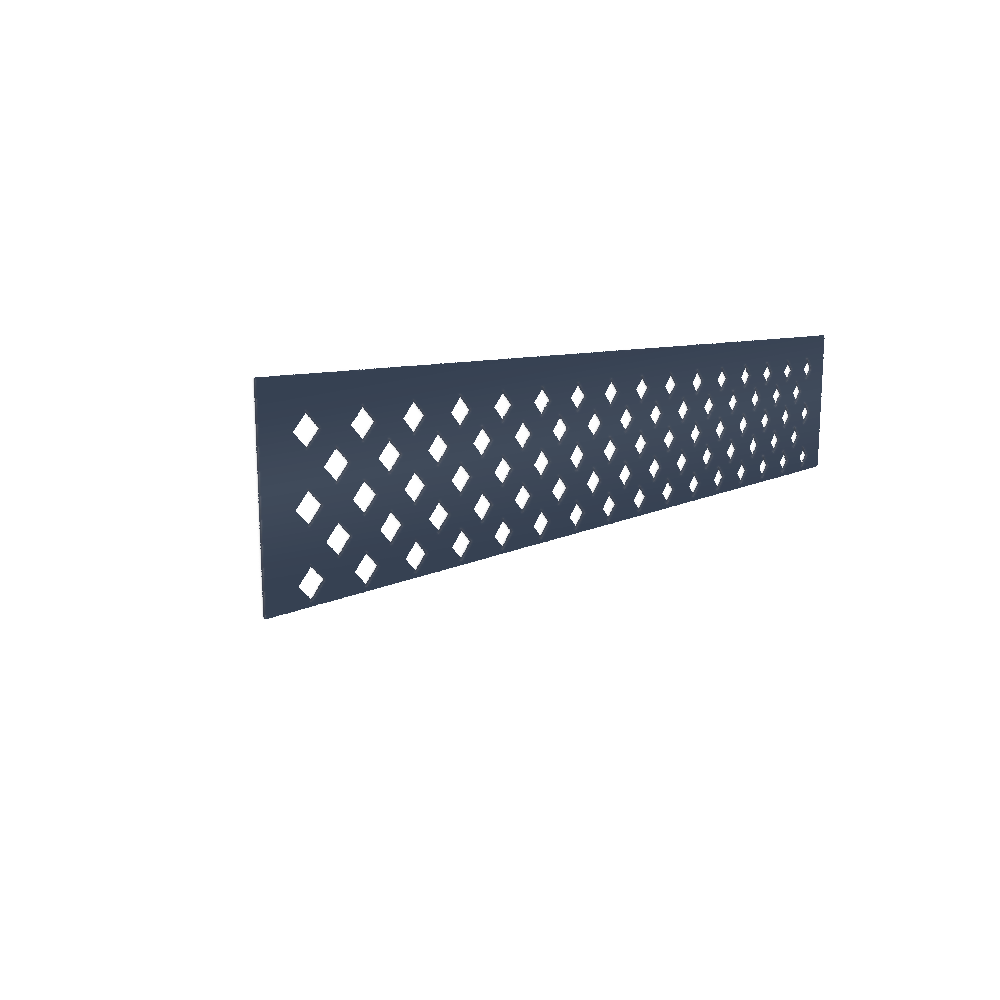Colorbond Lattice Gate Infill - 1615 x 300mm