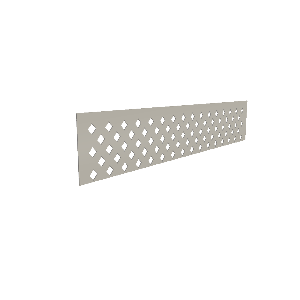 Colorbond Lattice Gate Infill - 1615 x 300mm