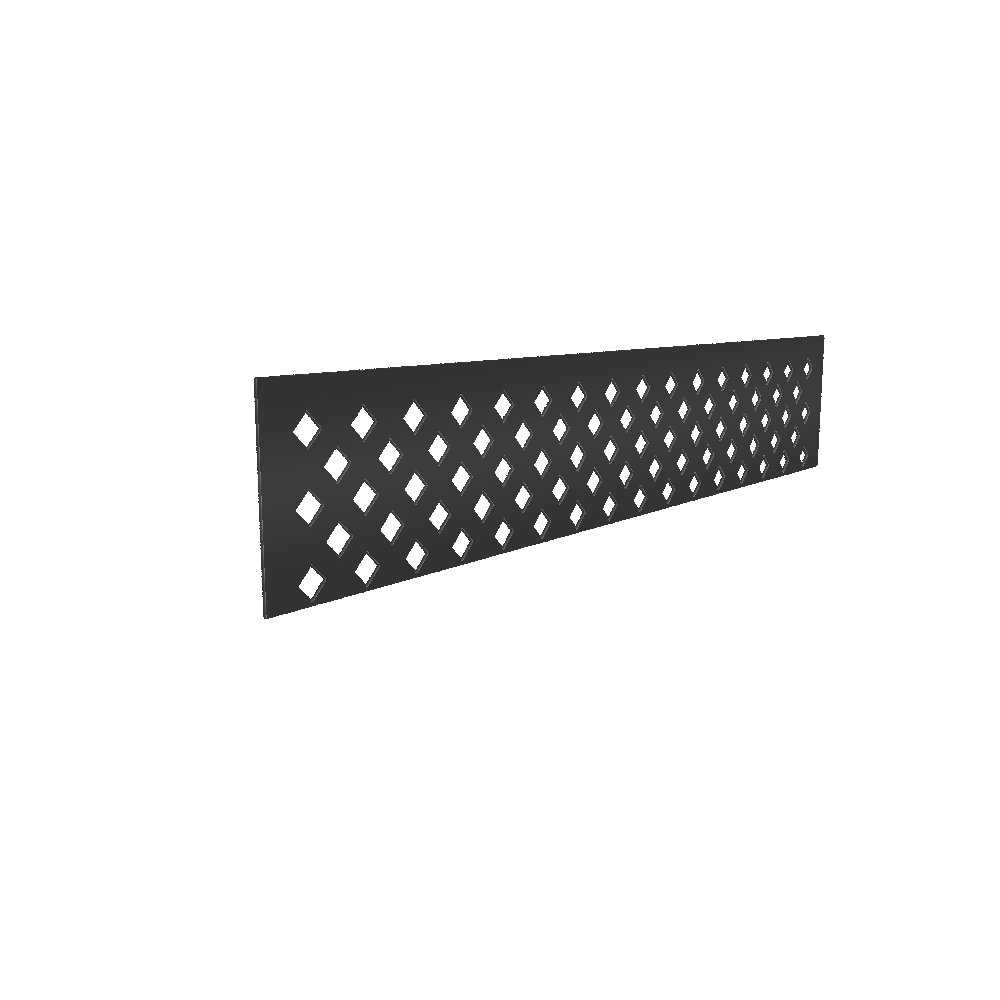 Colorbond Lattice Gate Infill - 1615 x 300mm
