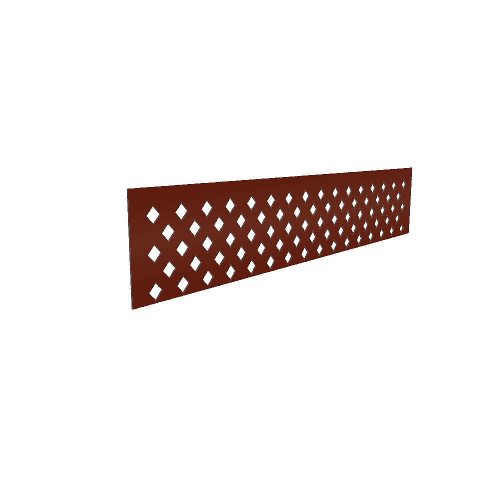 Colorbond Lattice Gate Infill - 1615 x 300mm