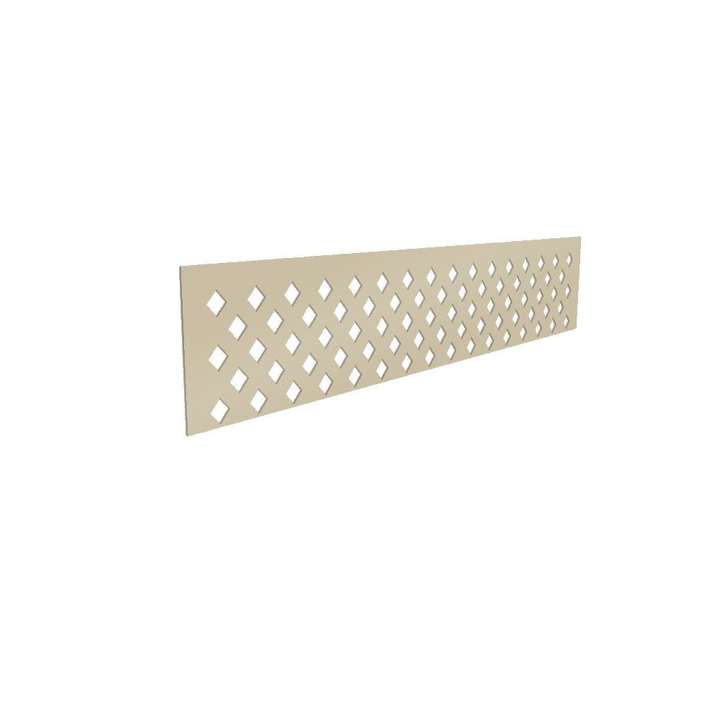 Colorbond Lattice Gate Infill - 1615 x 300mm