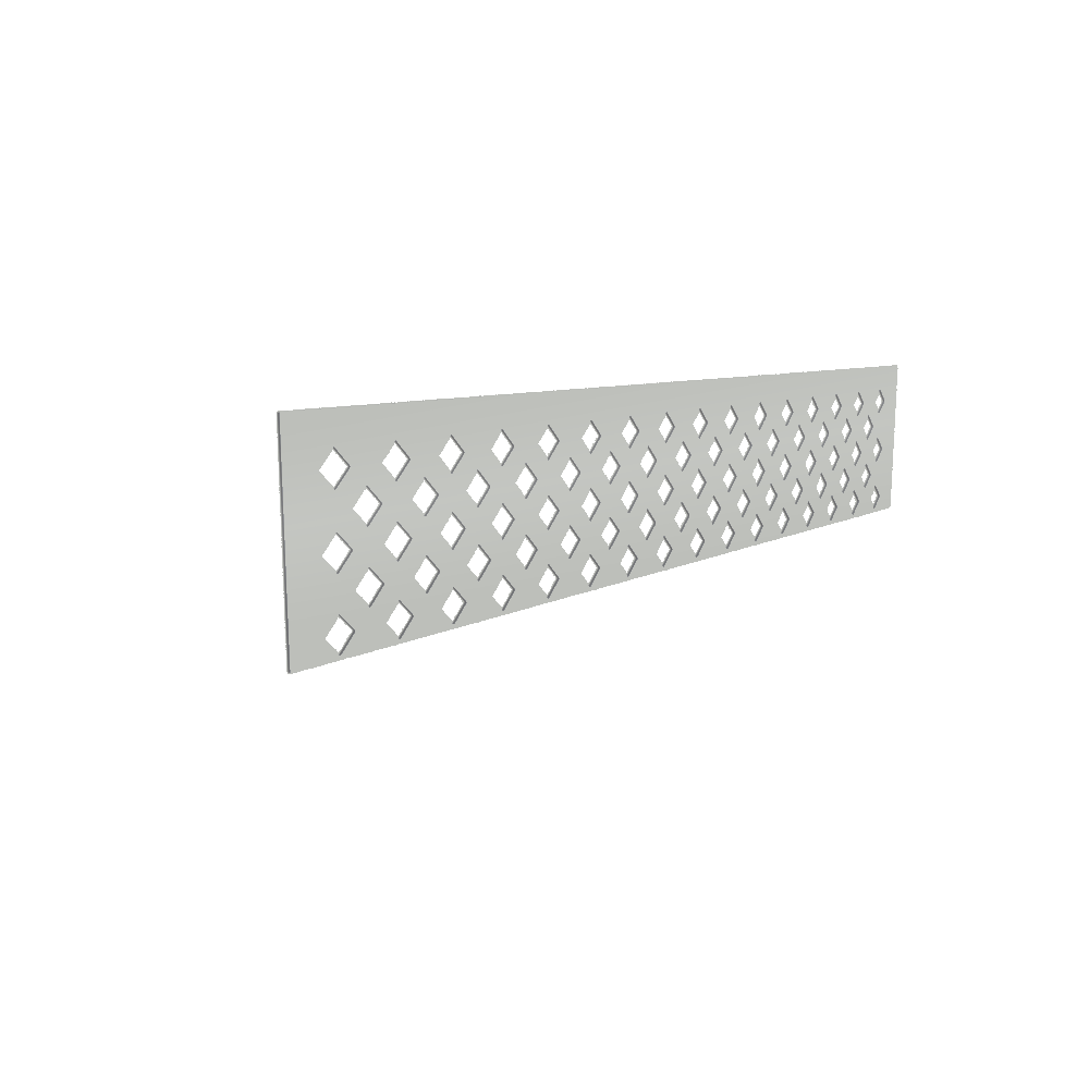 Colorbond Lattice Gate Infill - 1615 x 300mm