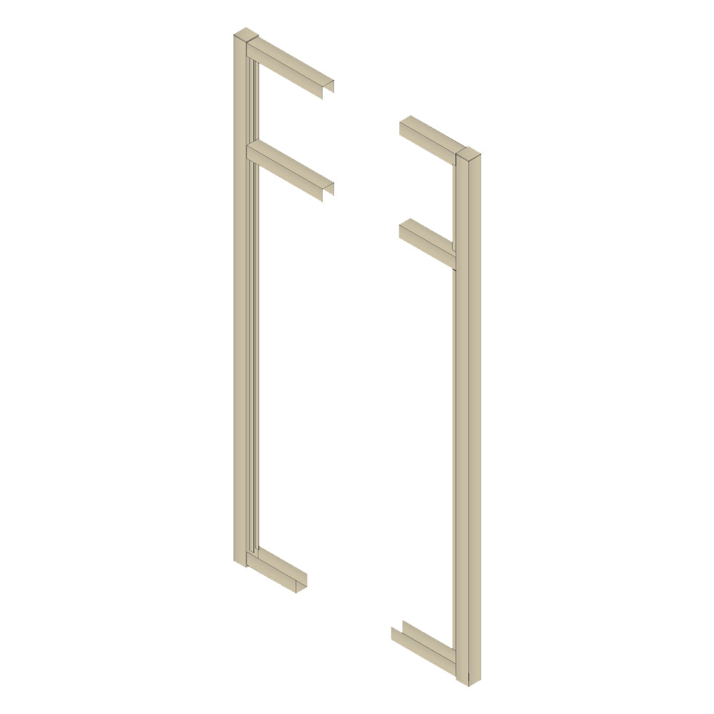 Breezeway Gate Stile - 1800mm