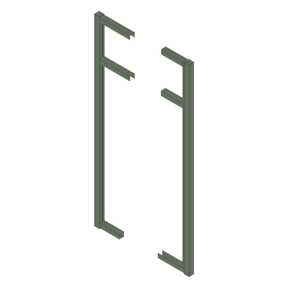 Breezeway Gate Stile - 1800mm