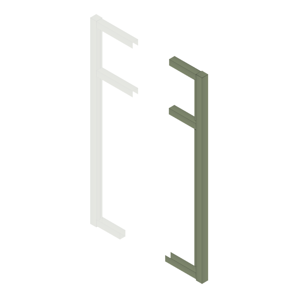 Breezeway Gate Stile - 2100mm