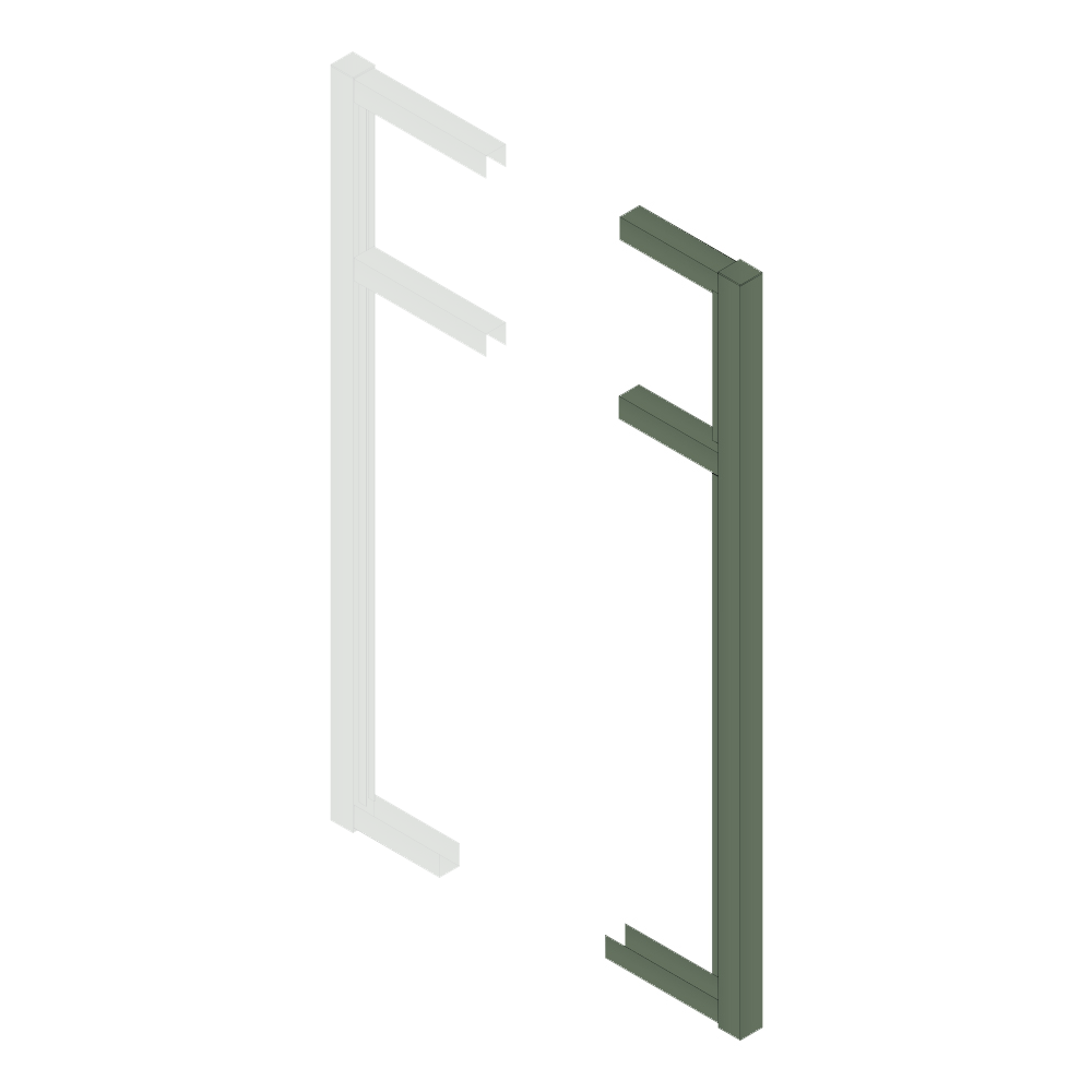 Breezeway Gate Stile - 2100mm